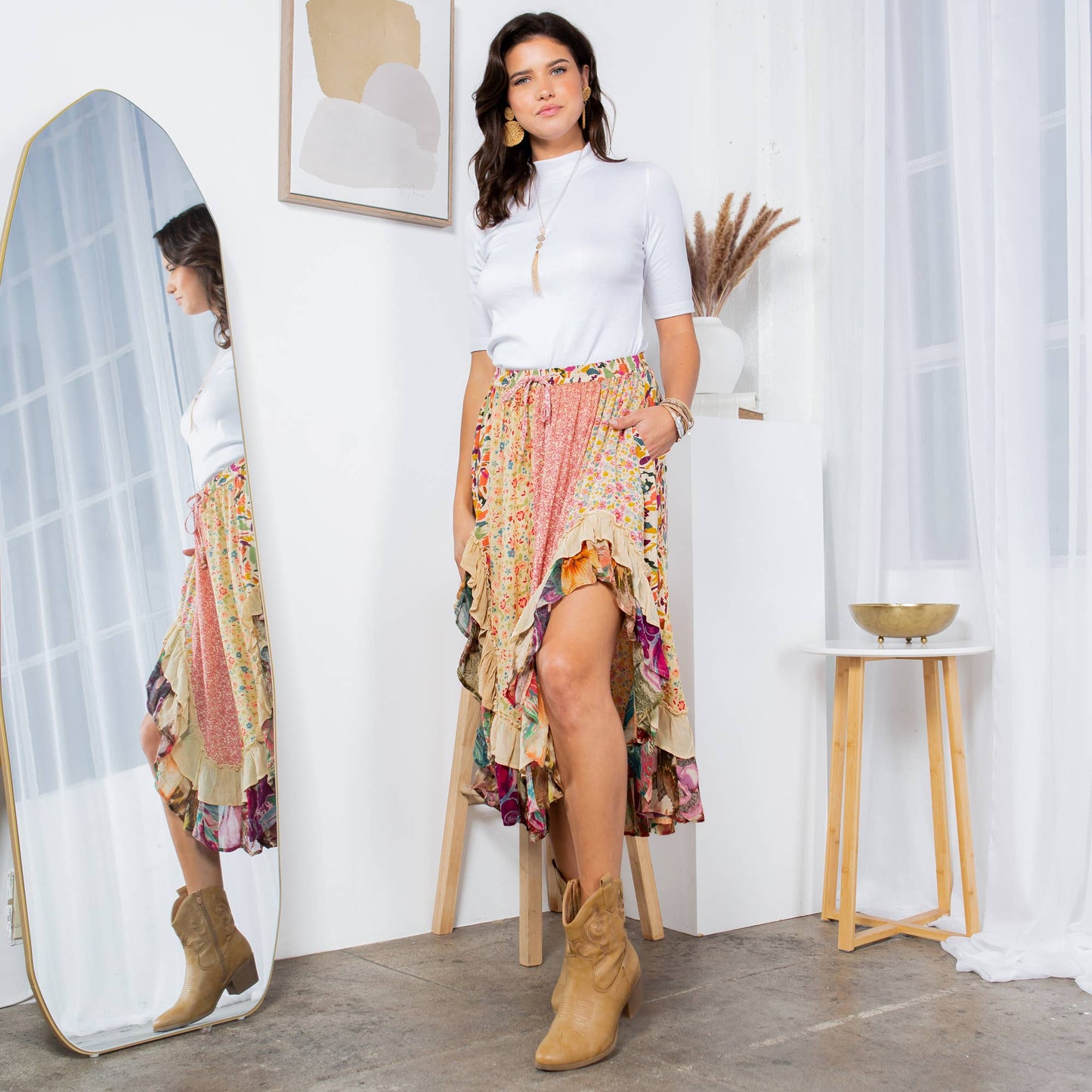 Harmony Mid-Length Skirt