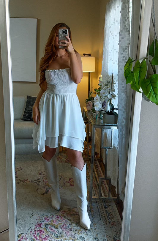 Summer Fun White Dress